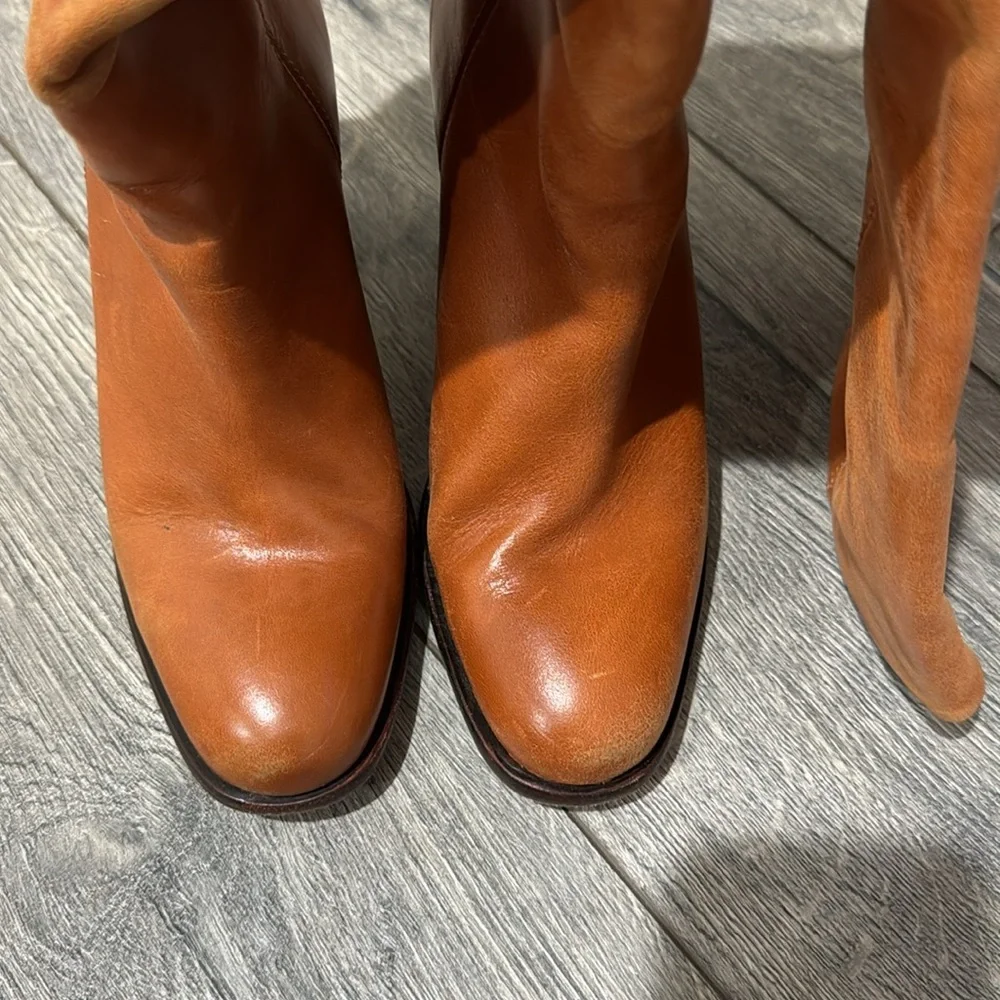 • Free People • Women's Red Grayson Tall Boots
Leather Heeled 37.5 - Picture 5 of 6
